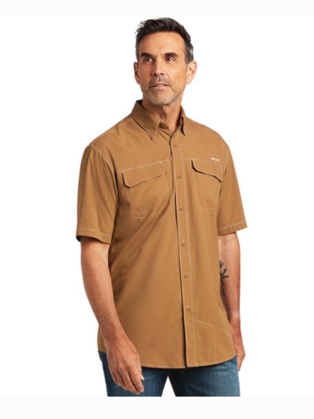 Ariat Men’s VentTEK Outbound Malt Ball Performance Shirt